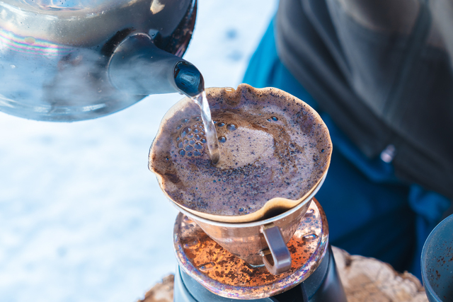 挽きたてコーヒーも♪